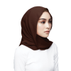 Azra Semi Instant Scarf in Dark Coco